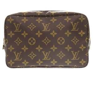 LOUIS VUITTON Authentic Brown Monogram Pouch
